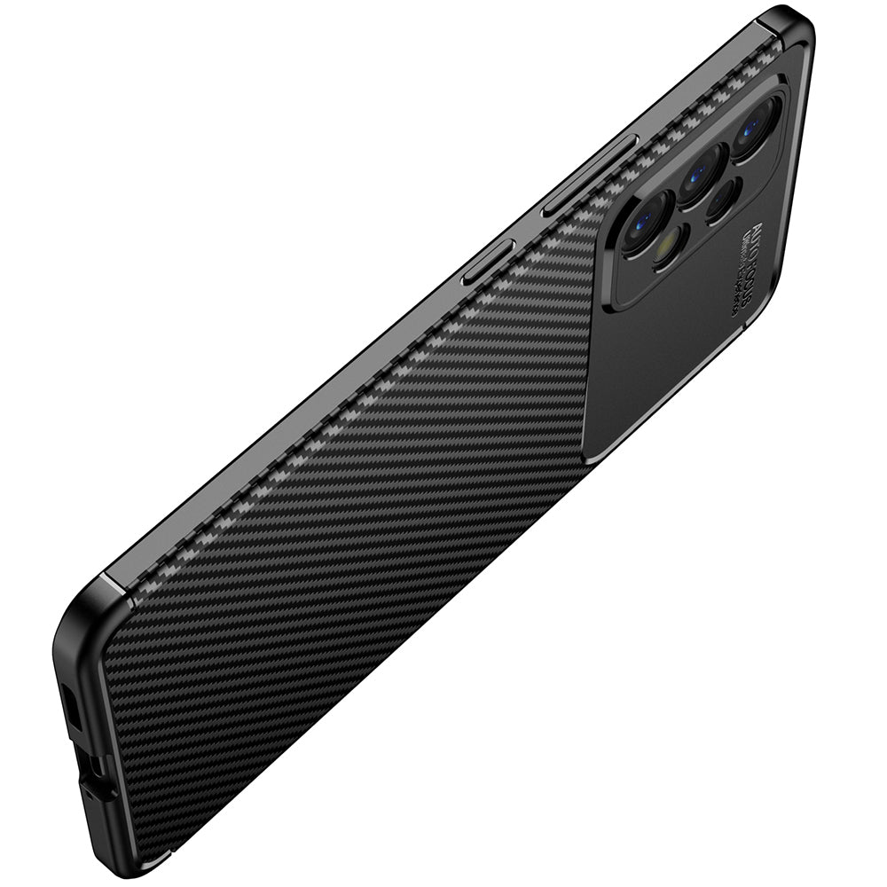 Capa para Samsung Galaxy A53 5G A536, Techsuit, CarbonFiber, Preta