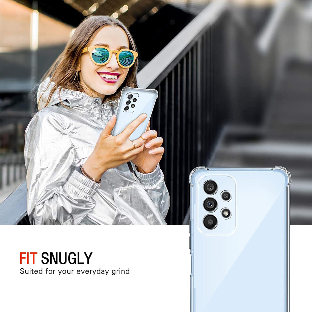 Capa para Samsung Galaxy A53 5G A536, Techsuit, Shockproof Clear, Transparente