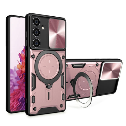 Capa para Samsung Galaxy A54 A546, Techsuit, CamGuard Pro, Rosa Dourado