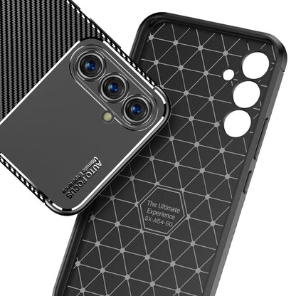 Case for Samsung Galaxy A54 A546, Techsuit, CarbonFiber, Black