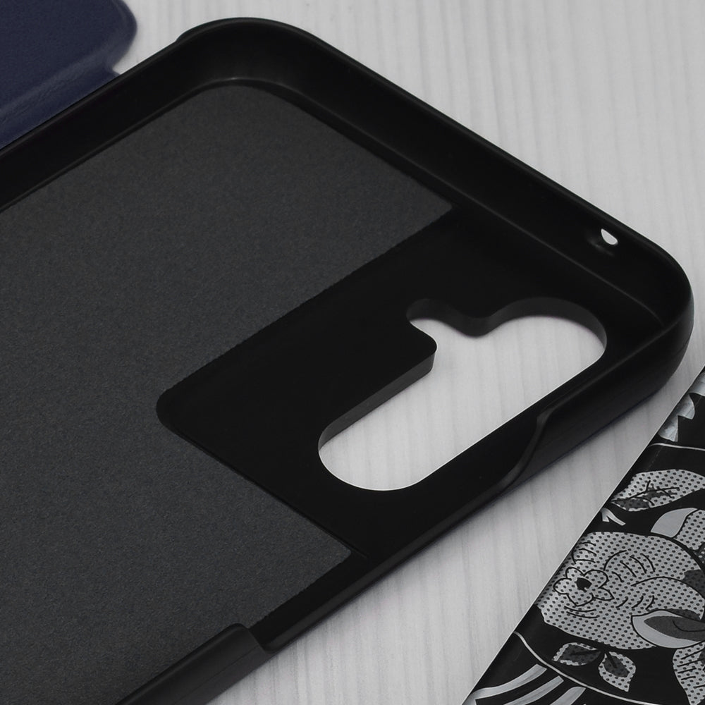 Capa para Samsung Galaxy A54 A546, Techsuit, eFold, Azul Escuro