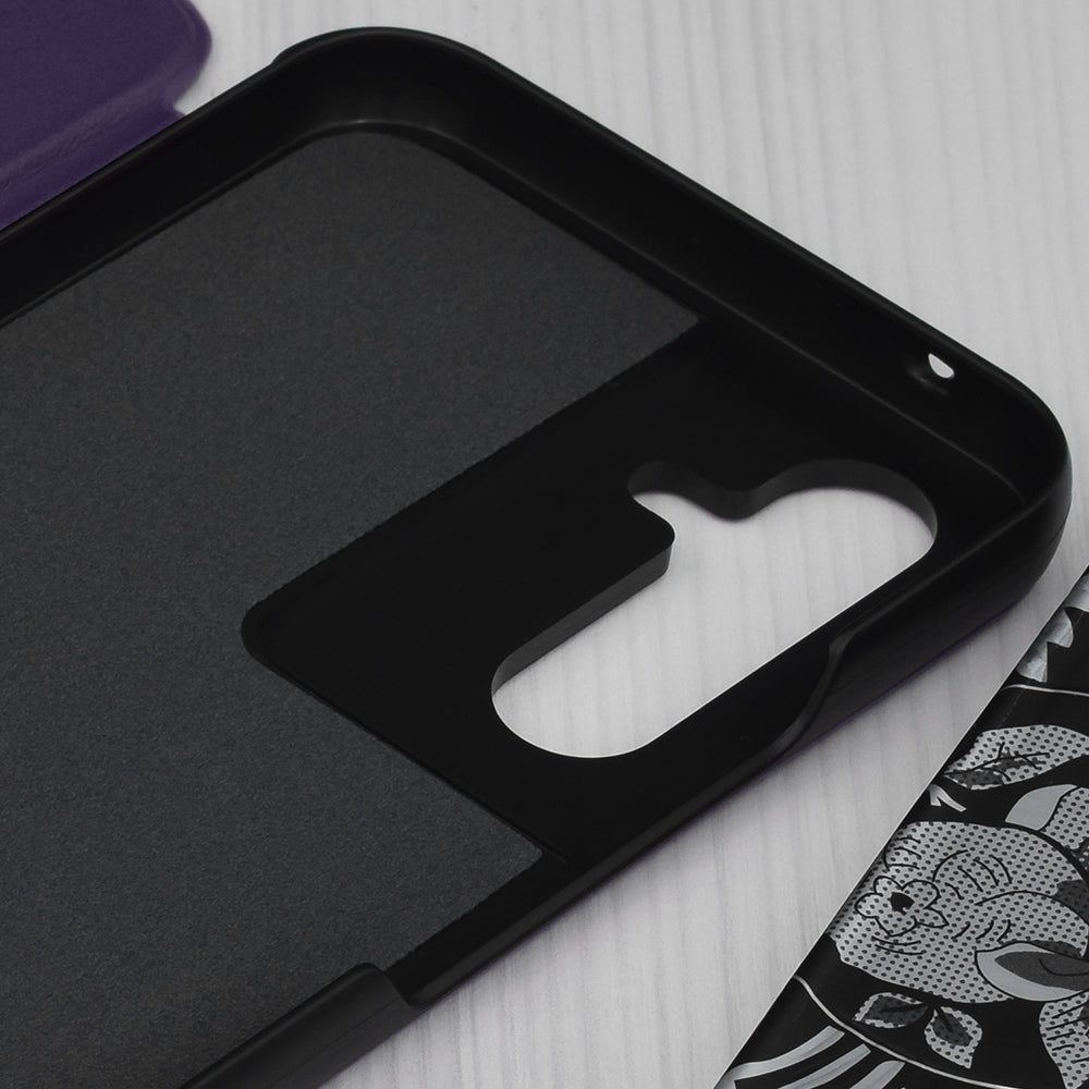 Capa para Samsung Galaxy A54 A546, Techsuit, eFold, Roxo