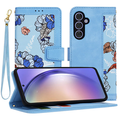 Capa para Samsung Galaxy A54 A546, Techsuit, FlipCraft, Azul