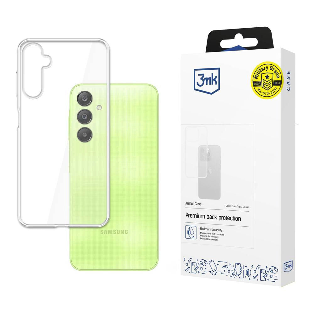 Capa para Samsung Galaxy A55 5G A556, 3MK, Armor, Transparente