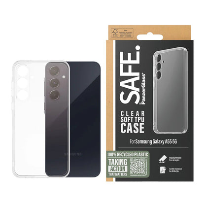 Capa para Samsung Galaxy A55 5G A556, PanzerGlass, Safe., Transparente