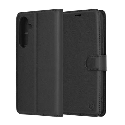Capa para Samsung Galaxy A55 5G A556, Techsuit, Leather Folio, Preta