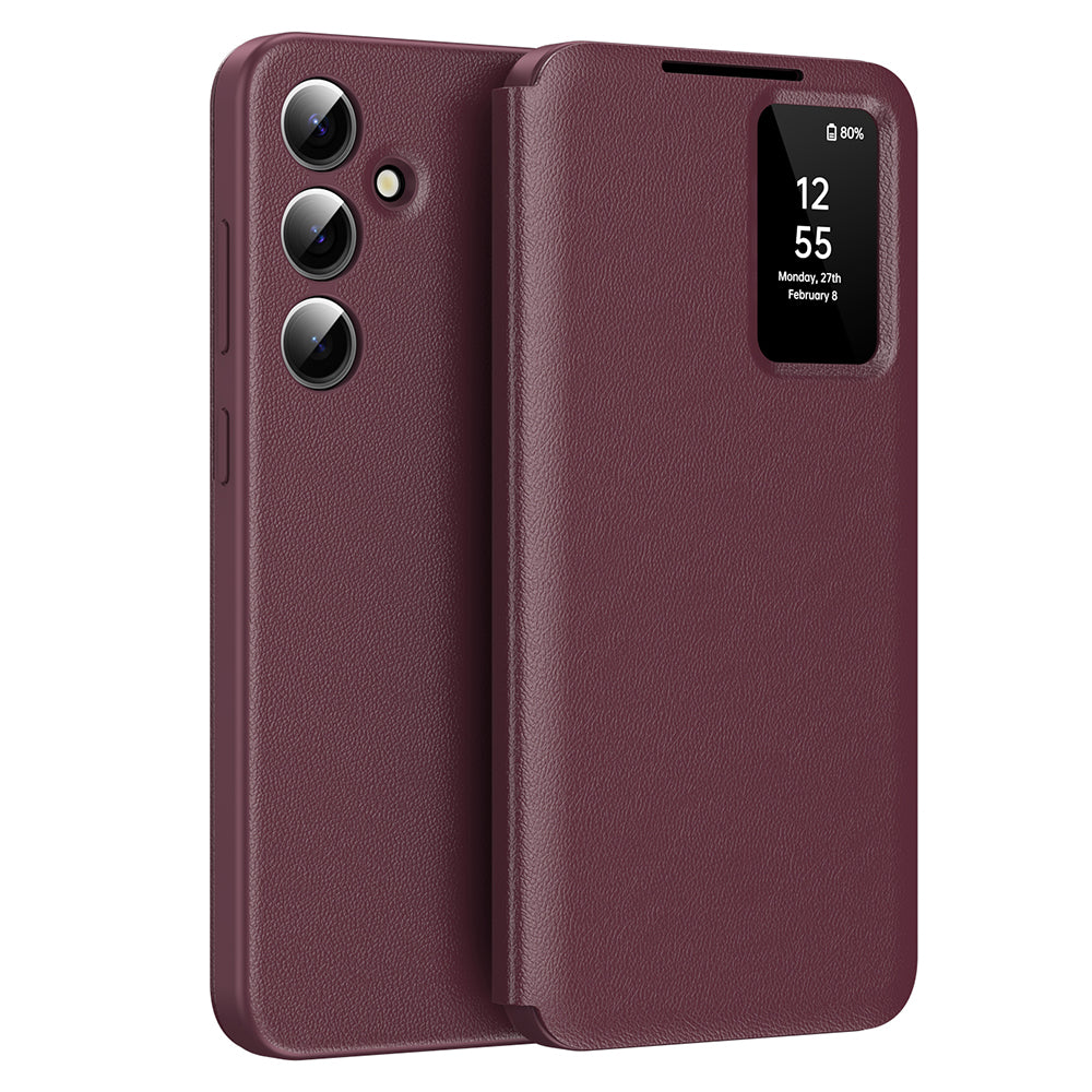 Case for Samsung Galaxy A55 5G A556, Techsuit, SmartView, Red