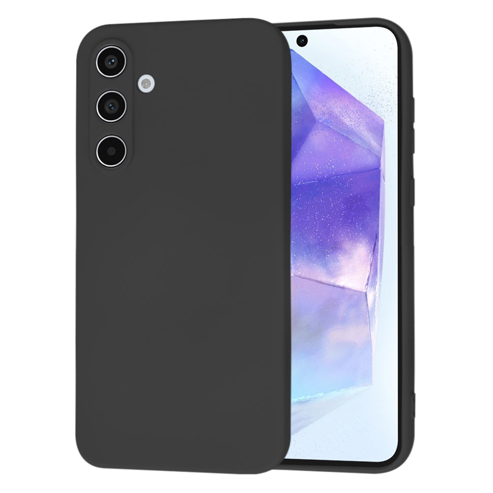 Case for Samsung Galaxy A55 5G A556, Techsuit, SoftFlex, Black