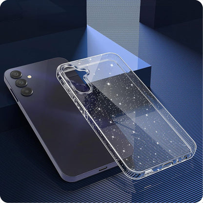 Capa para Samsung Galaxy A55 5G A556, Techsuit, SparkleSkin, Transparente