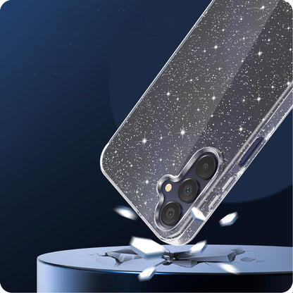 Capa para Samsung Galaxy A55 5G A556, Techsuit, SparkleSkin, Transparente