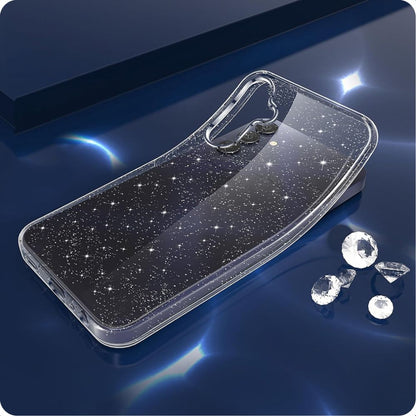 Capa para Samsung Galaxy A55 5G A556, Techsuit, SparkleSkin, Transparente