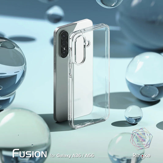 Capa para Samsung Galaxy A56 A566 / A36 A366, Ringke, Fusion, Transparente