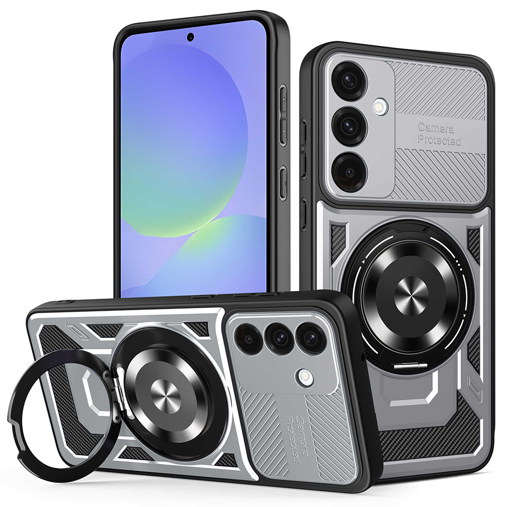 Capa para Samsung Galaxy A56 A566 / A36 A366, Techsuit, RuggedCam, Cinzento