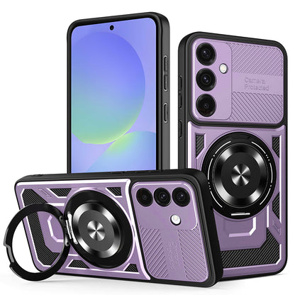 Capa para Samsung Galaxy A56 A566 / A36 A366, Techsuit, RuggedCam, Roxo