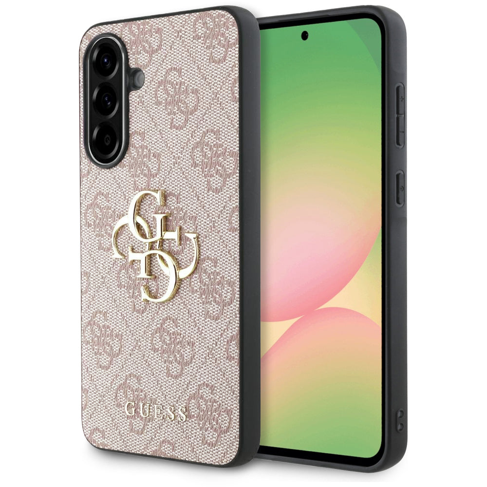 Capa para Samsung Galaxy A56 A566, Guess, 4G Big Logo, Rosa