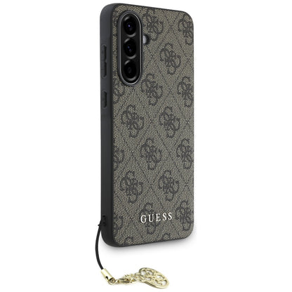 Capa para Samsung Galaxy A56 A566, Guess, 4G Charm, Castanho
