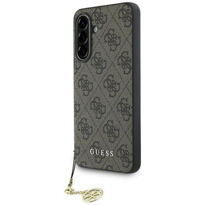 Capa para Samsung Galaxy A56 A566, Guess, 4G Charm, Castanho