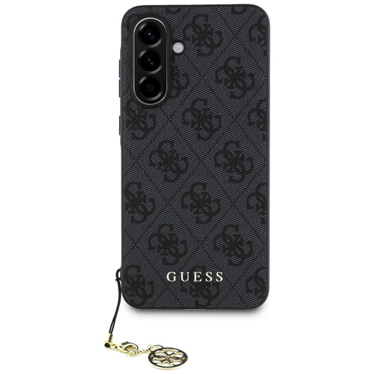Capa para Samsung Galaxy A56 A566, Guess, 4G Charm, Preta