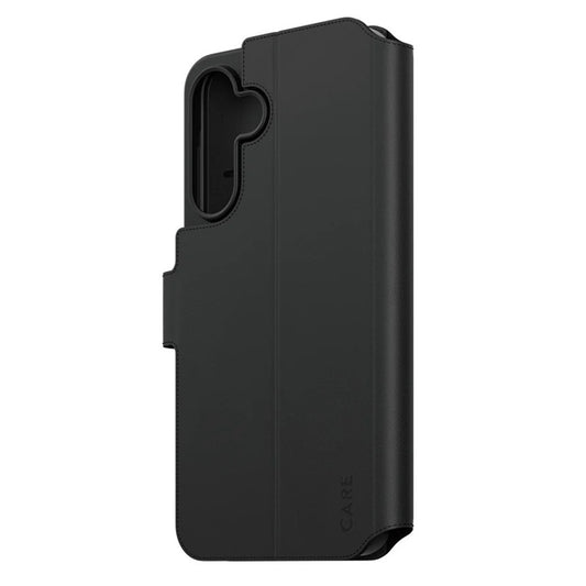 Capa para Samsung Galaxy A56 A566, PanzerGlass, com Suporte Kickstand Wallet, Preta