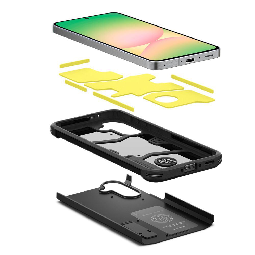 Capa para Samsung Galaxy A56 A566, Spigen, Tough Armor, Preta ACS09294