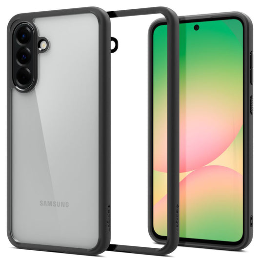 Capa para Samsung Galaxy A56 A566, Spigen, Ultra Hybrid, Preta Fosca ACS09293
