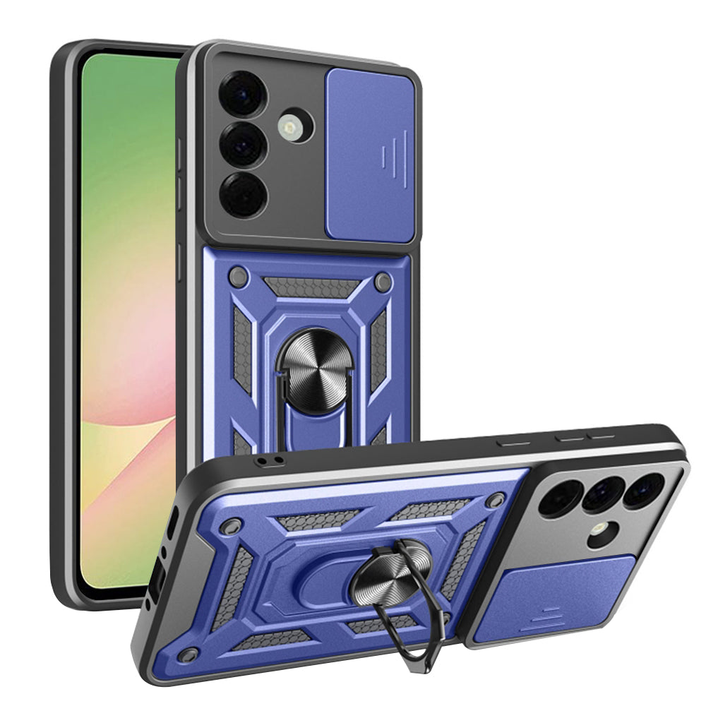 Capa para Samsung Galaxy A56 A566, Techsuit, CamShield, Azul