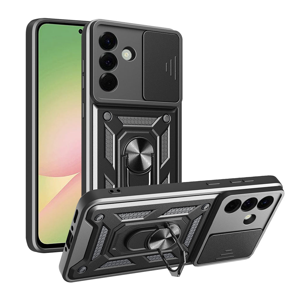 Capa para Samsung Galaxy A56 A566, Techsuit, CamShield, Preta