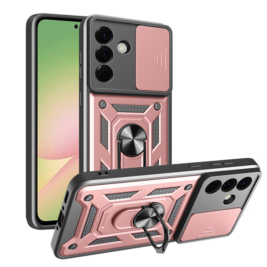 Capa para Samsung Galaxy A56 A566, Techsuit, CamShield, Rosa