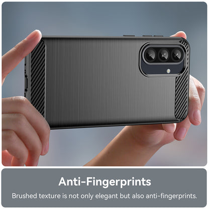 Capa para Samsung Galaxy A56 A566, Techsuit, Carbono, Preta