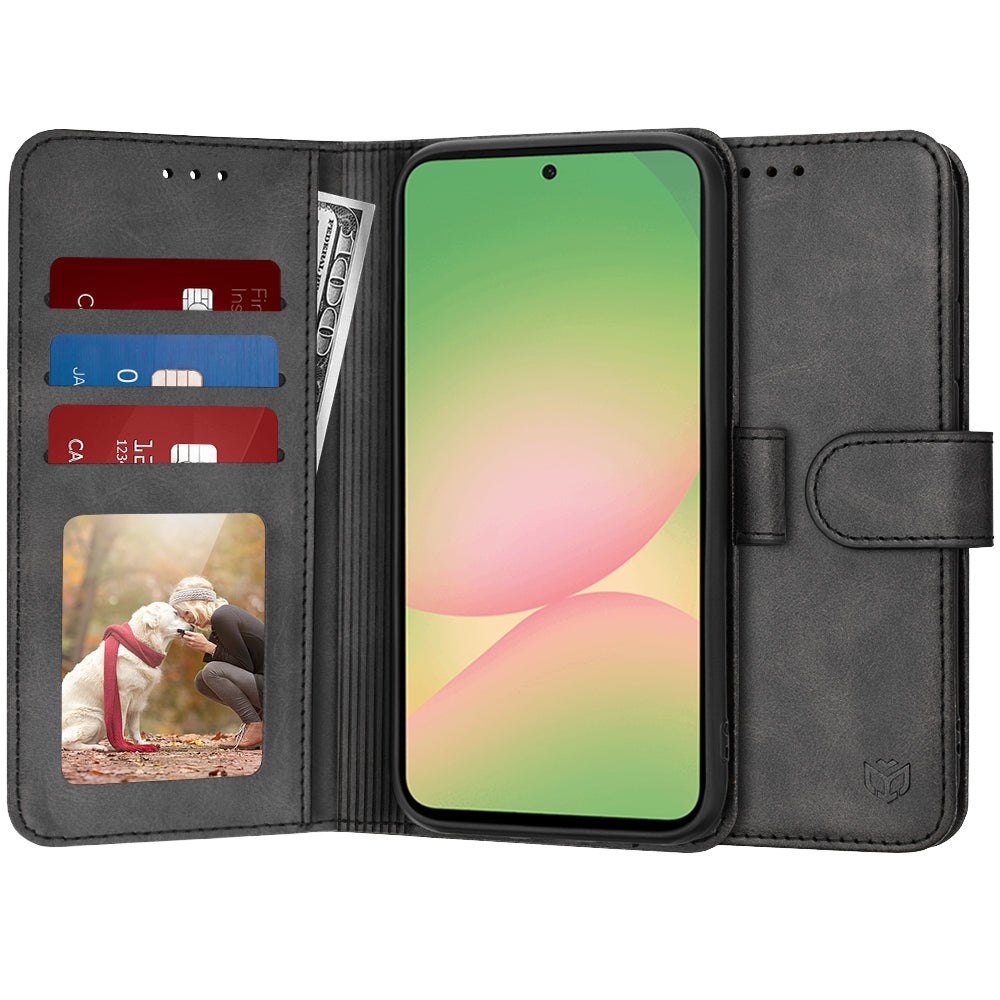 Capa para Samsung Galaxy A56 A566, Techsuit, Diary Book, Preta