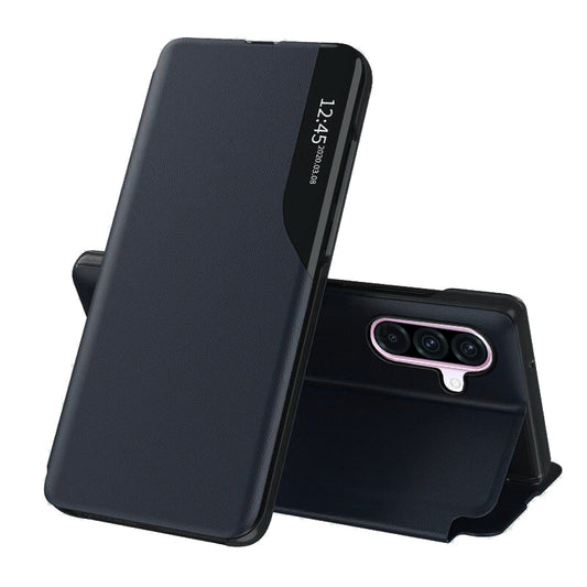 Case for Samsung Galaxy A56 A566, Techsuit, eFold, Dark Blue