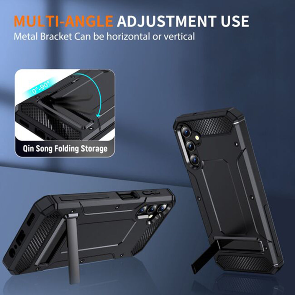 Capa para Samsung Galaxy A56 A566, Techsuit, Hybrid Armor, Preta