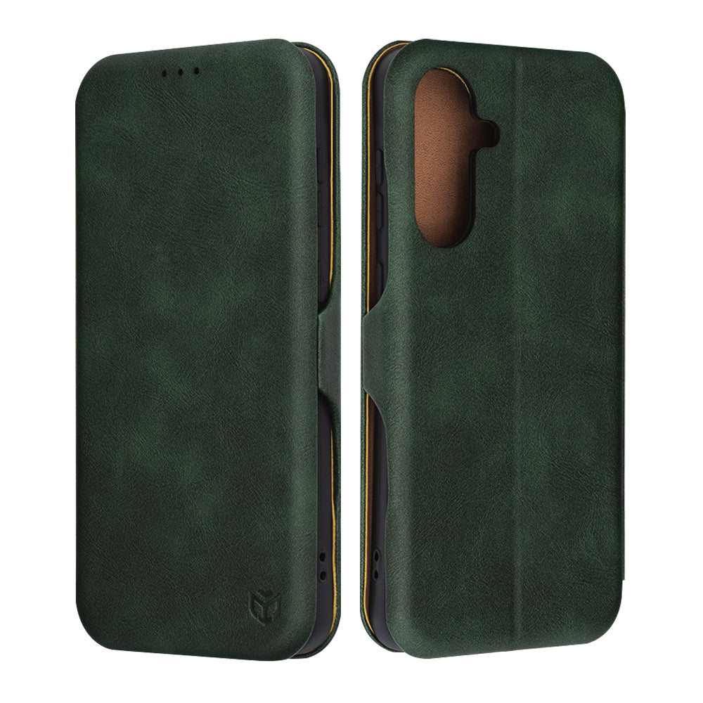 Capa para Samsung Galaxy A56 A566, Techsuit, Safe Wallet Plus, Verde