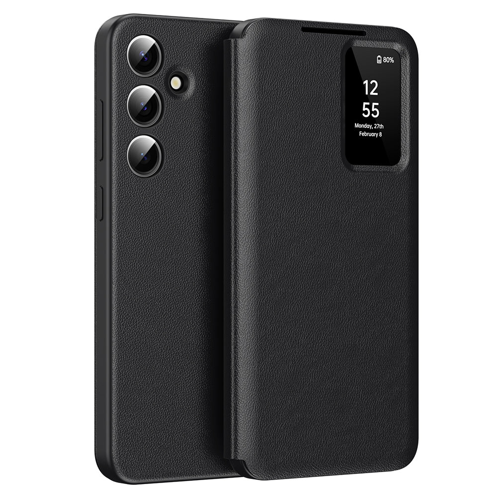 Capa para Samsung Galaxy A56 A566, Techsuit, SmartView, Preta