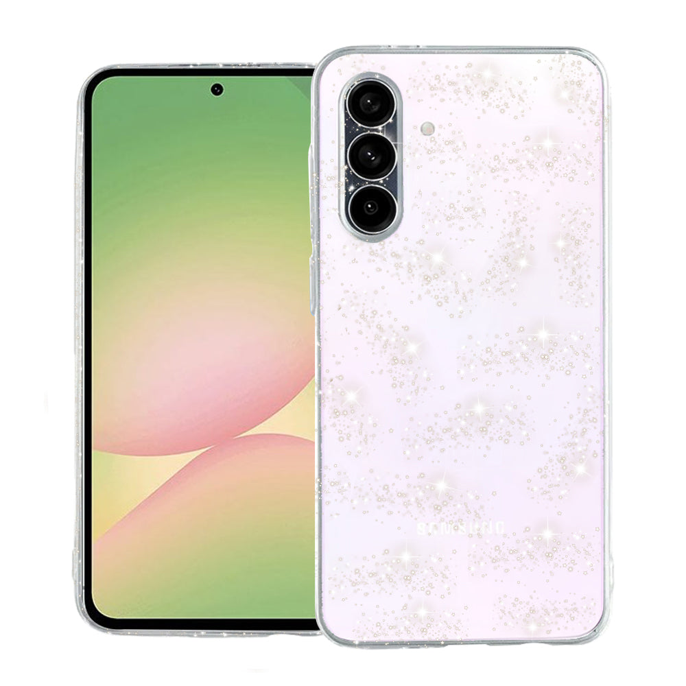 Capa para Samsung Galaxy A56 A566, Techsuit, SparkleSkin, Transparente