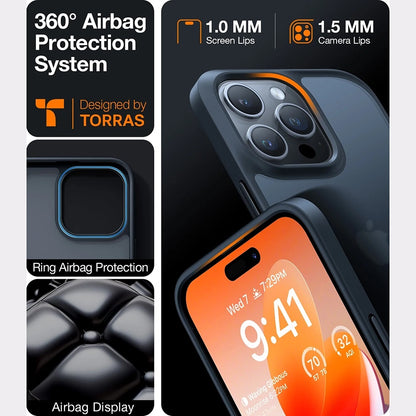 Capa para Samsung Galaxy A56 A566, Torras, Guardian, Preta
