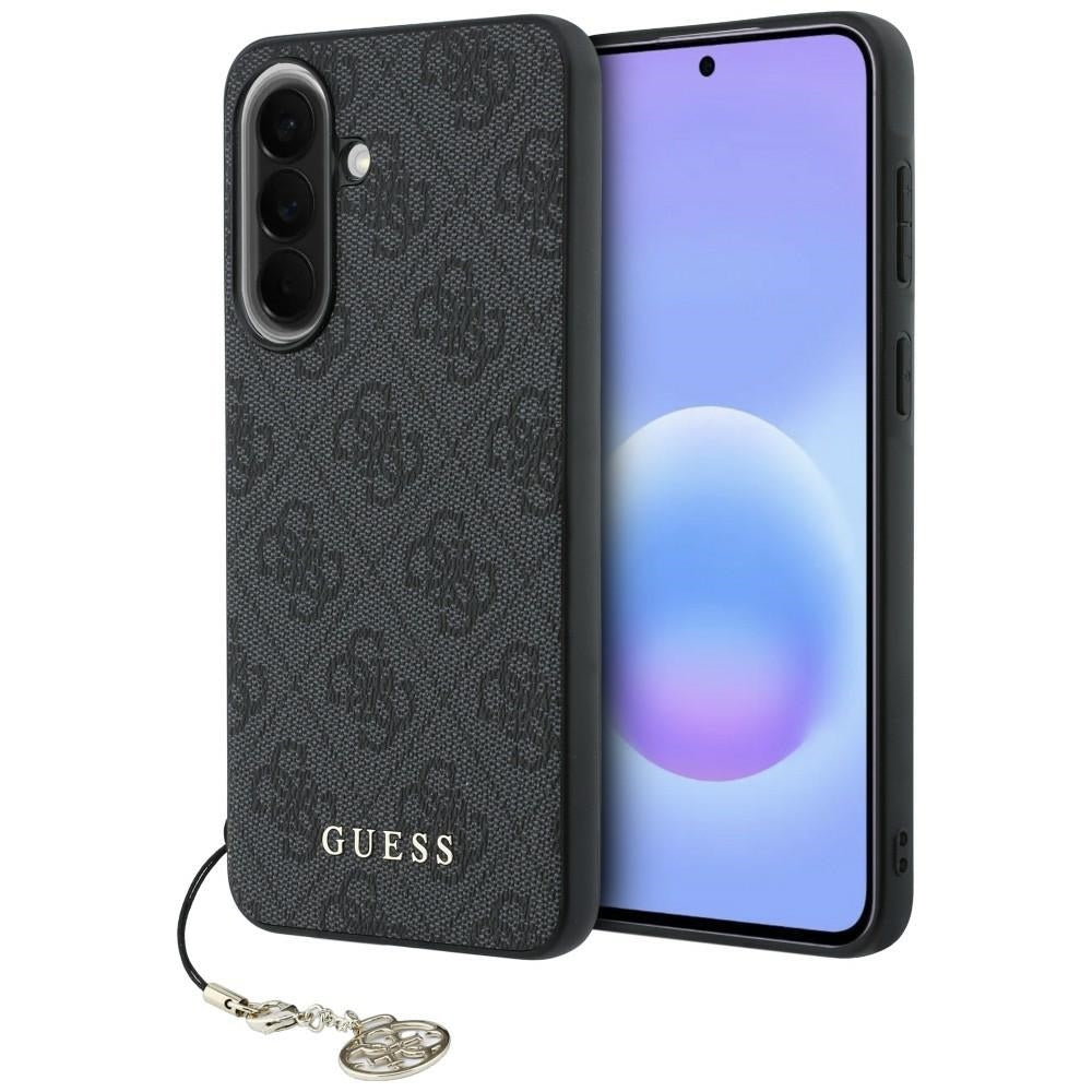 Capa para Samsung Galaxy A57 5G, Guess, 4G Classic Logo Charm, Preta