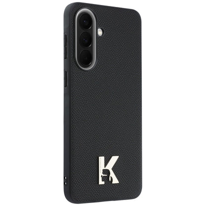 Capa para Samsung Galaxy A57 5G, Karl Lagerfeld, Logo Karl Head, Preta