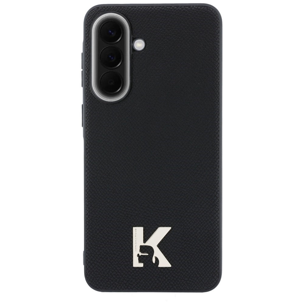 Capa para Samsung Galaxy A57 5G, Karl Lagerfeld, Logo Karl Head, Preta