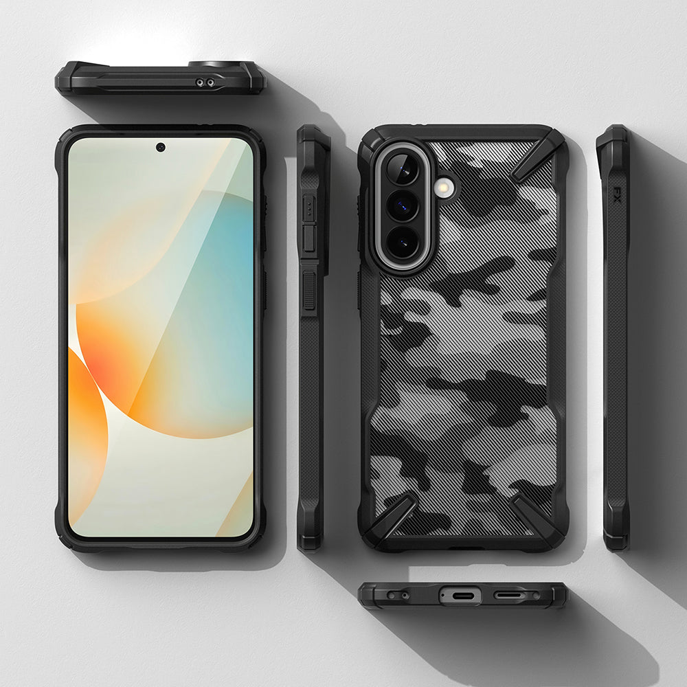 Capa para Samsung Galaxy A57 5G, Ringke, Fusion X, Camuflagem
