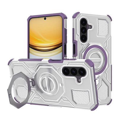 Capa para Samsung Galaxy A57 5G, Techsuit, Carbon Shield Pro, Roxo