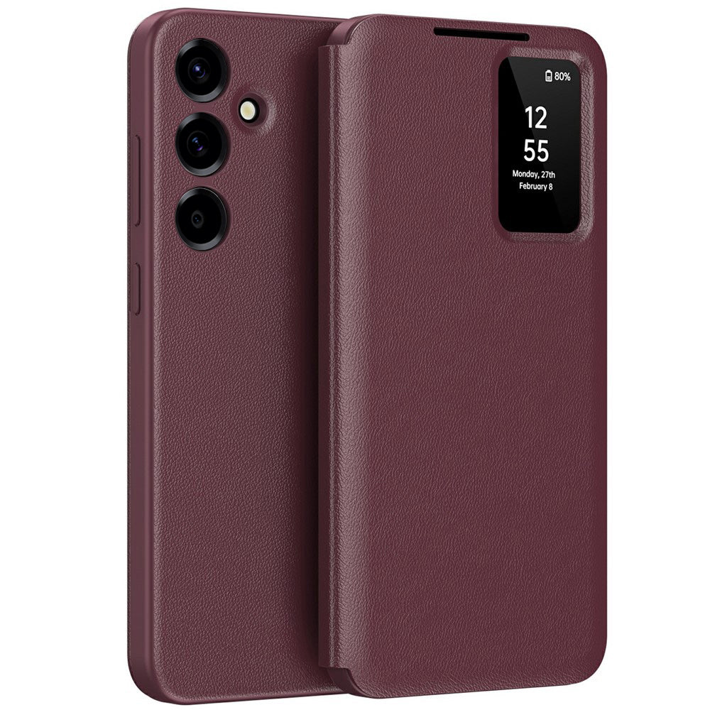 Capa para Samsung Galaxy A57 5G, Techsuit, SmartView, Vermelha