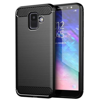 Capa para Samsung Galaxy A6 (2018) A600, Techsuit, Carbono, Preta