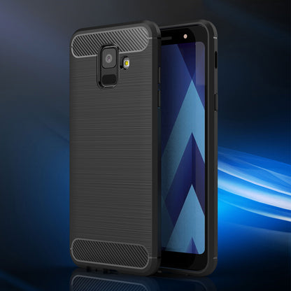 Capa para Samsung Galaxy A6 (2018) A600, Techsuit, Carbono, Preta