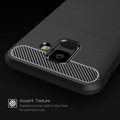 Capa para Samsung Galaxy A6 (2018) A600, Techsuit, Carbono, Preta