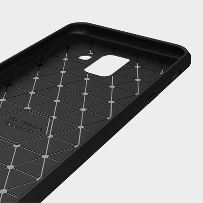 Capa para Samsung Galaxy A6 (2018) A600, Techsuit, Carbono, Preta