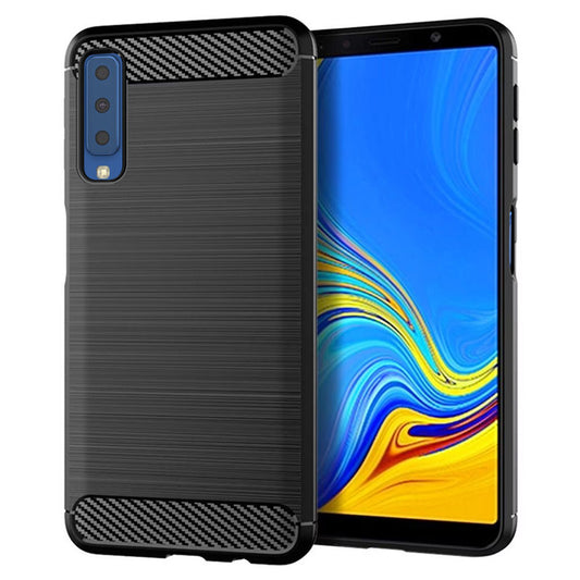 Capa para Samsung Galaxy A7 (2018) A750, Techsuit, Carbono, Preta