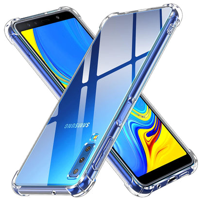 Capa para Samsung Galaxy A7 (2018) A750, Techsuit, Shockproof Clear, Transparente