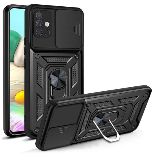 Capa para Samsung Galaxy A71 A715, Techsuit, CamShield, Preta