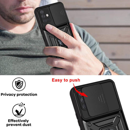 Capa para Samsung Galaxy A71 A715, Techsuit, CamShield, Preta